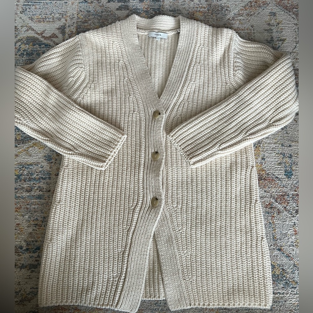 Vince Chunky Cardigan - Wool and Yak